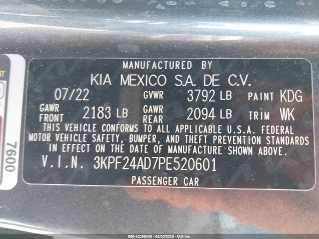 Kia Forte Lx