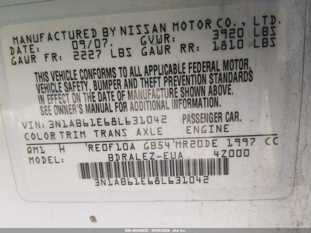 Nissan Sentra 2.0s
