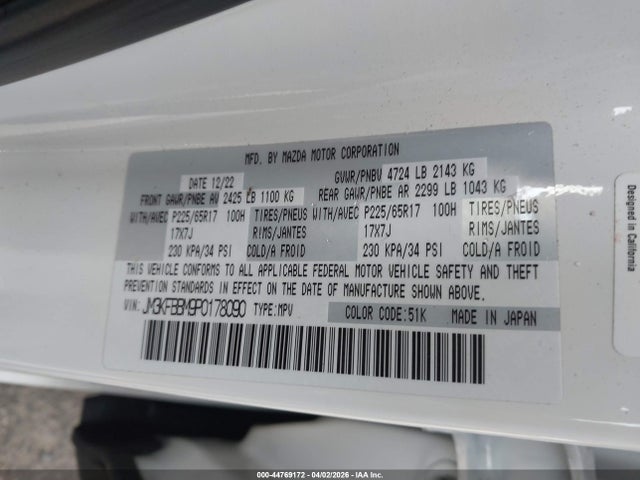 Mazda Cx 2.5 S Select