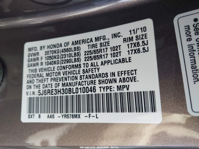 Honda CR-V Lx