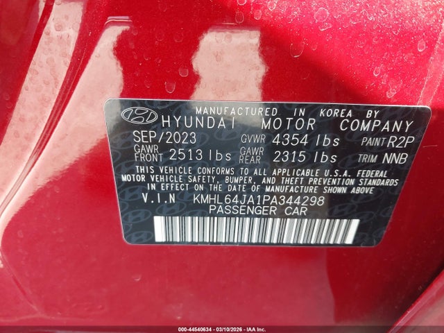 Hyundai SONATA Sel