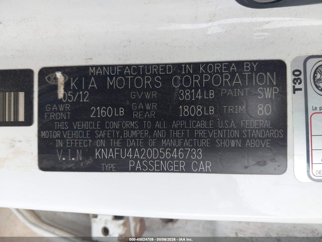 Kia Forte Ex
