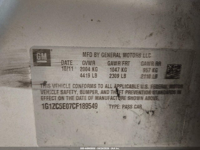 Chevrolet Malibu 1lt