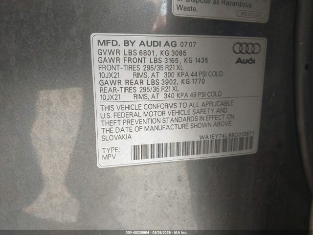 Audi Q7 3.6 Premium