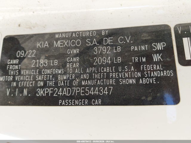 Kia Forte Lxs