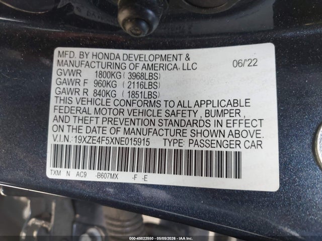 Honda Insight Ex