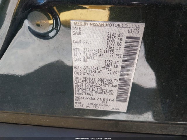 Nissan Rogue Sv