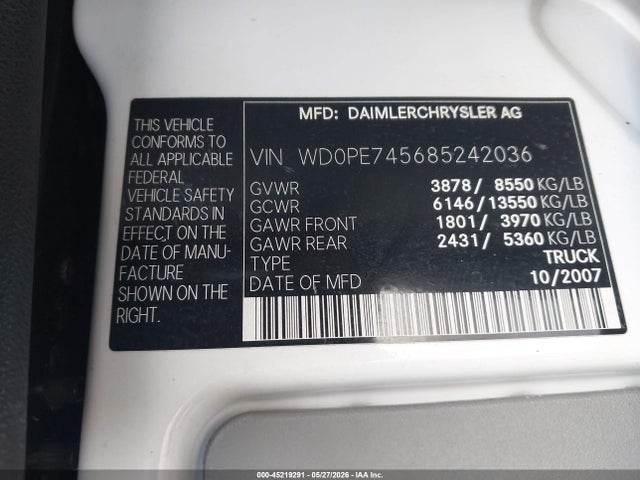 Dodge Sprinter Van 2500