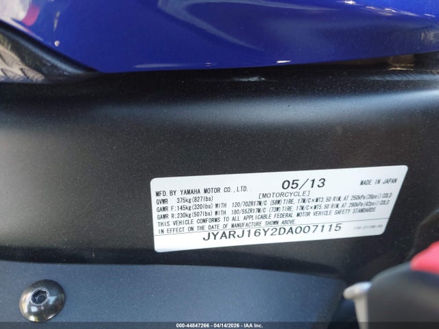 Yamaha Yzfr6 C