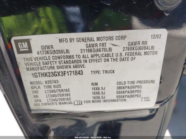 GMC Sierra 2500 Sle