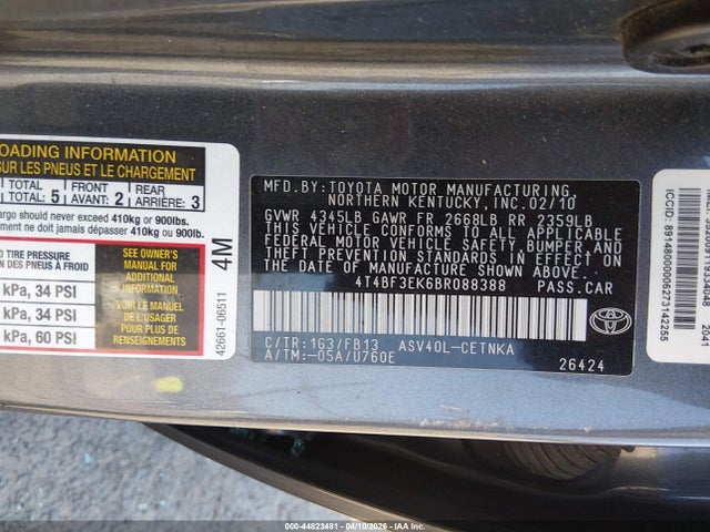 Toyota Camry Le