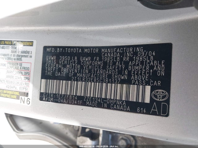 Toyota Matrix Xr