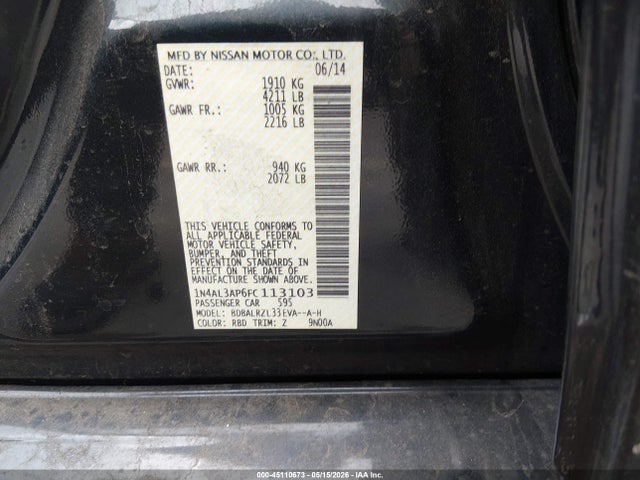 Nissan Altima 2.5 Sl