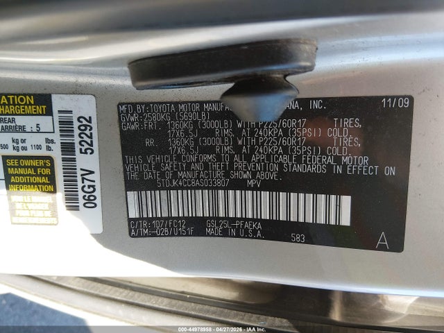 Toyota Sienna Le
