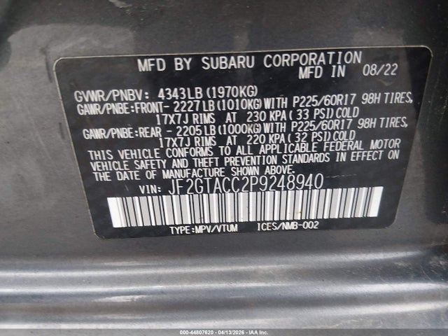 Subaru Crosstrek Premium