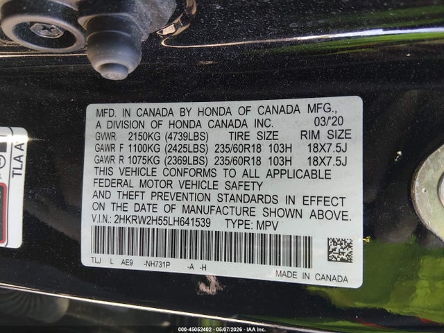 Honda CR-V Awd Ex
