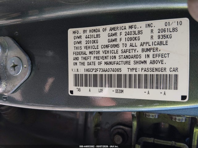 Honda Accord 2.4 Ex