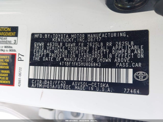 Toyota Camry Se