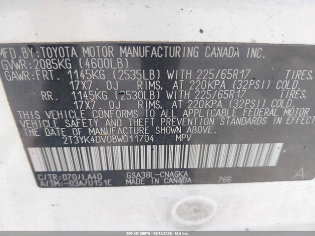 Toyota RAV4 Limited V6
