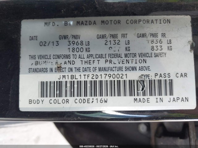 Mazda Mazda3 I Sv
