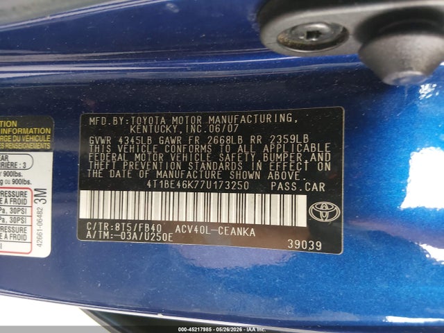 Toyota Camry Ce