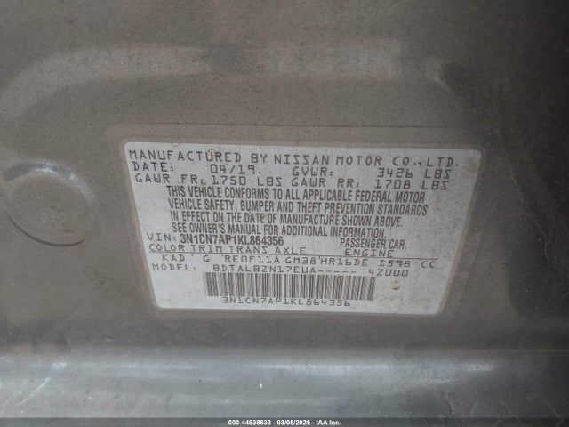 Nissan Versa 1.6 Sv