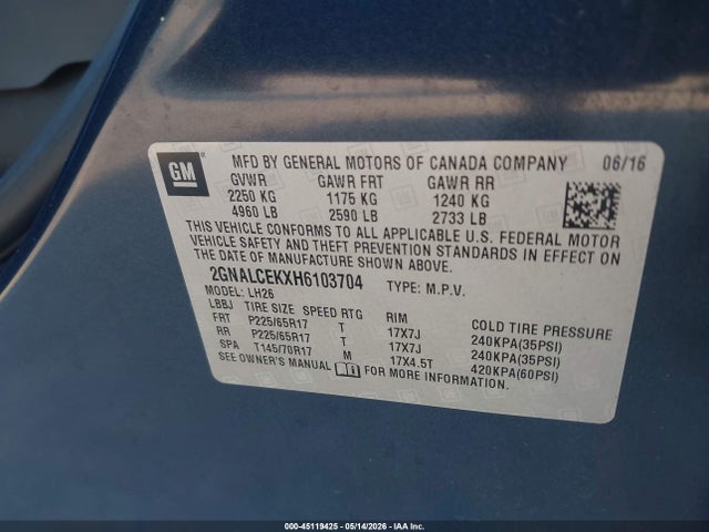 Chevrolet Equinox Lt