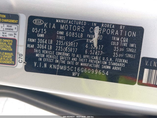 Kia Sedona Lx