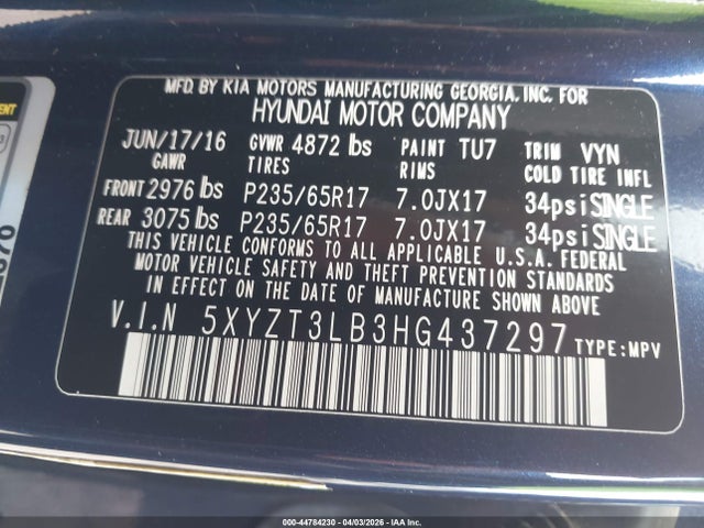Hyundai SANTA FE 2.4l