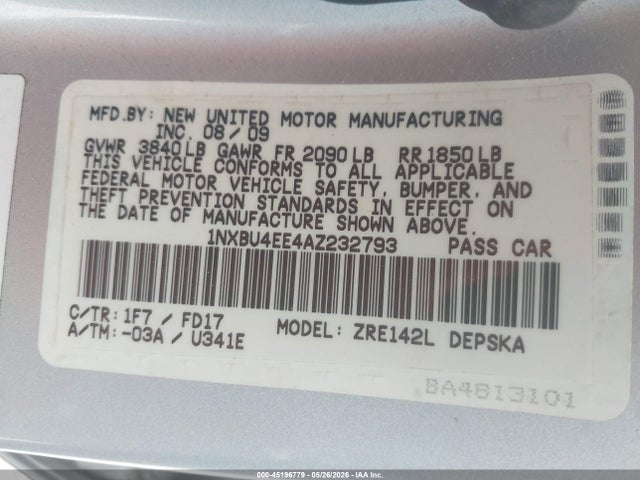 Toyota Corolla S