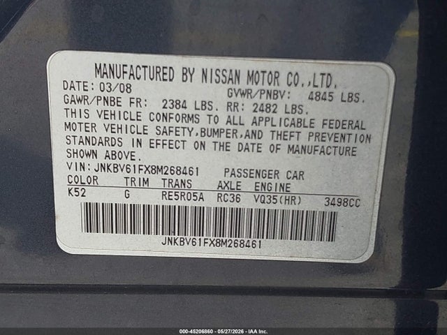 INFINITI G35x