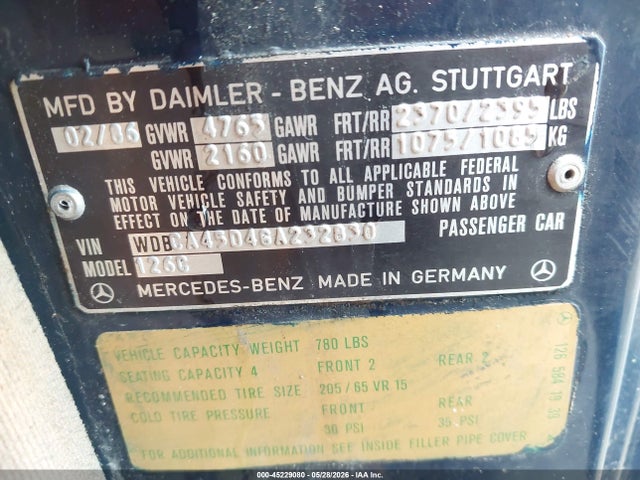 Mercedes-Benz 560 Sec
