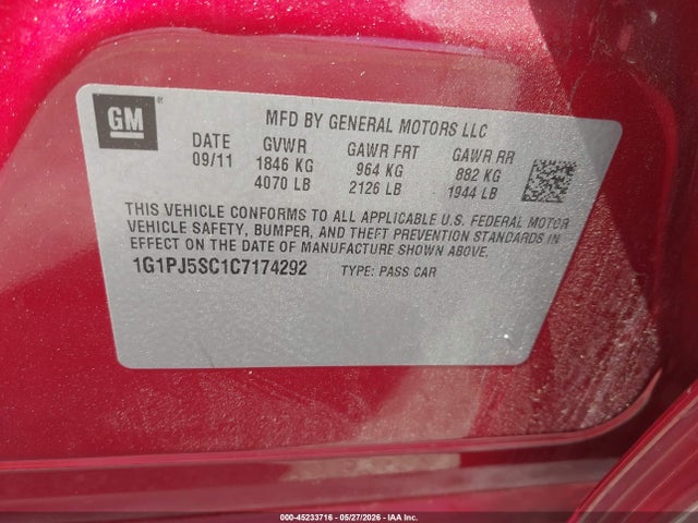 Chevrolet Cruze Eco