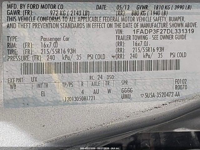 Ford Focus Se