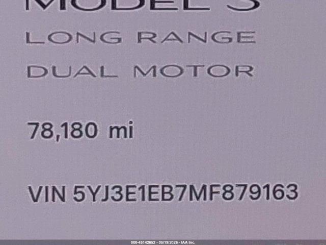 Tesla Model 3 Long Range