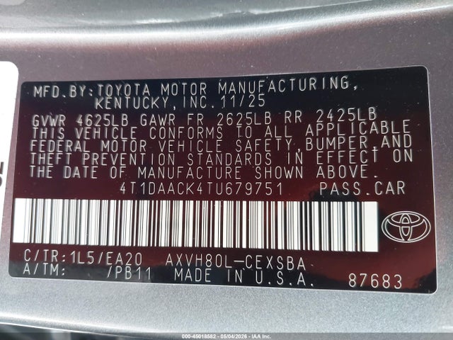 Toyota Camry Se