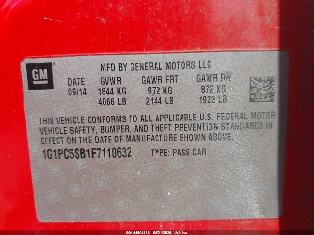 Chevrolet Cruze 1lt Auto