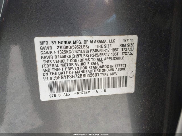 Honda Pilot Ex-l