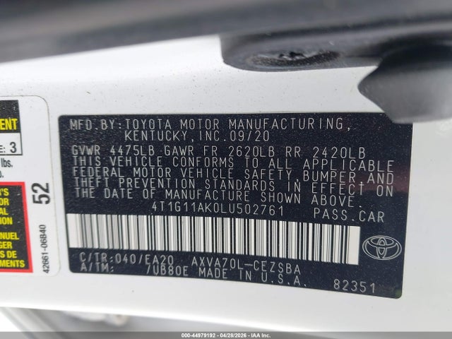 Toyota Camry Se
