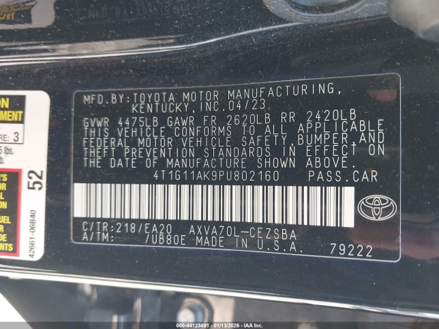 Toyota Camry Se