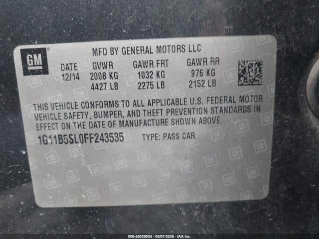 Chevrolet Malibu Ls