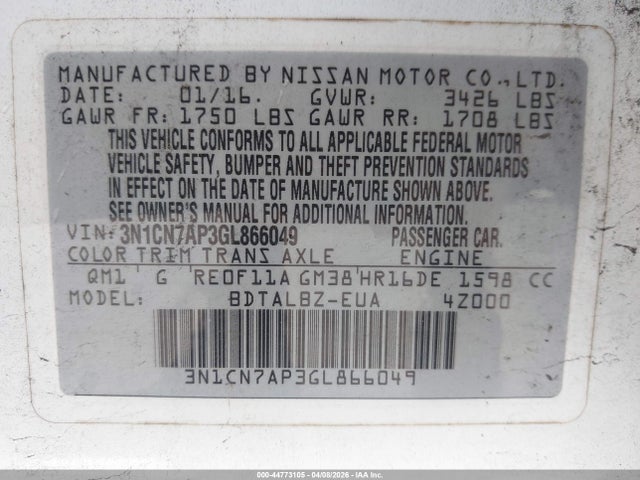 Nissan Versa
