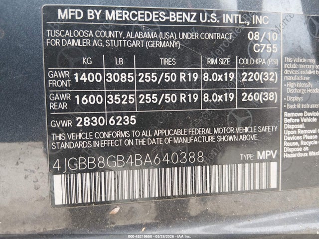 Mercedes-Benz M-Class 4matic