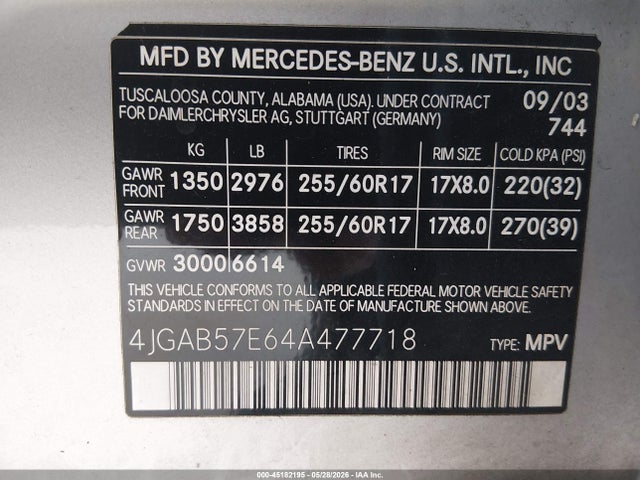 Mercedes-Benz M-Class 4matic
