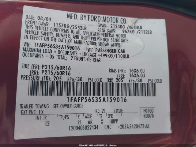Ford Taurus Sel