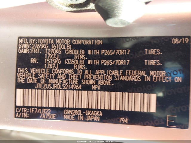 Toyota 4Runner Sr5 Premium