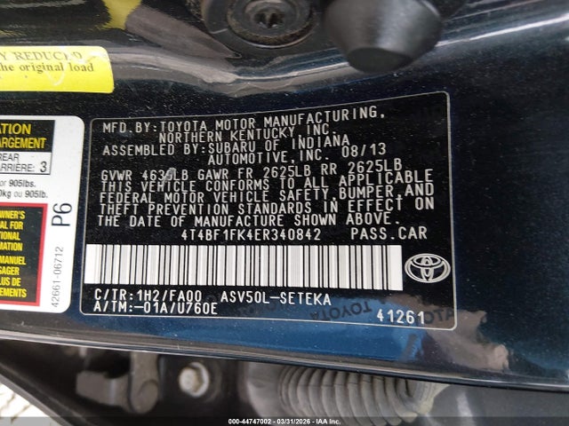 Toyota Camry L