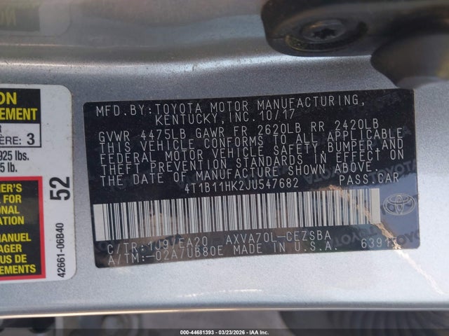 Toyota Camry Se