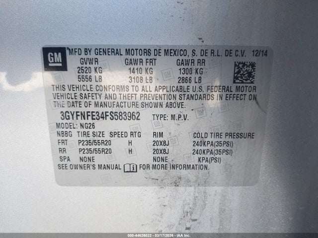Cadillac SRX Performance Collection
