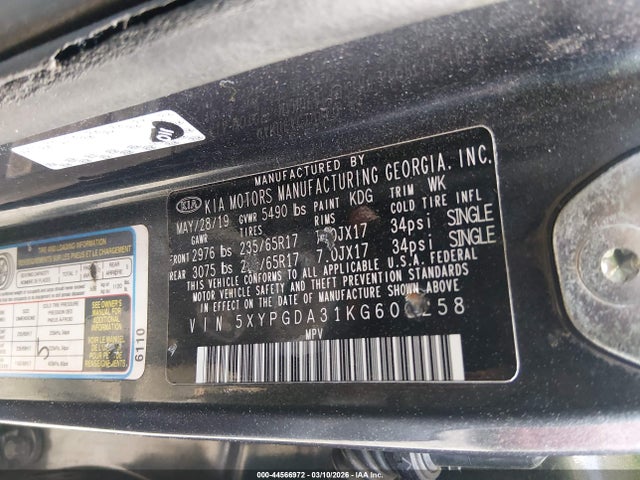 Kia Sorento 2.4l Lx